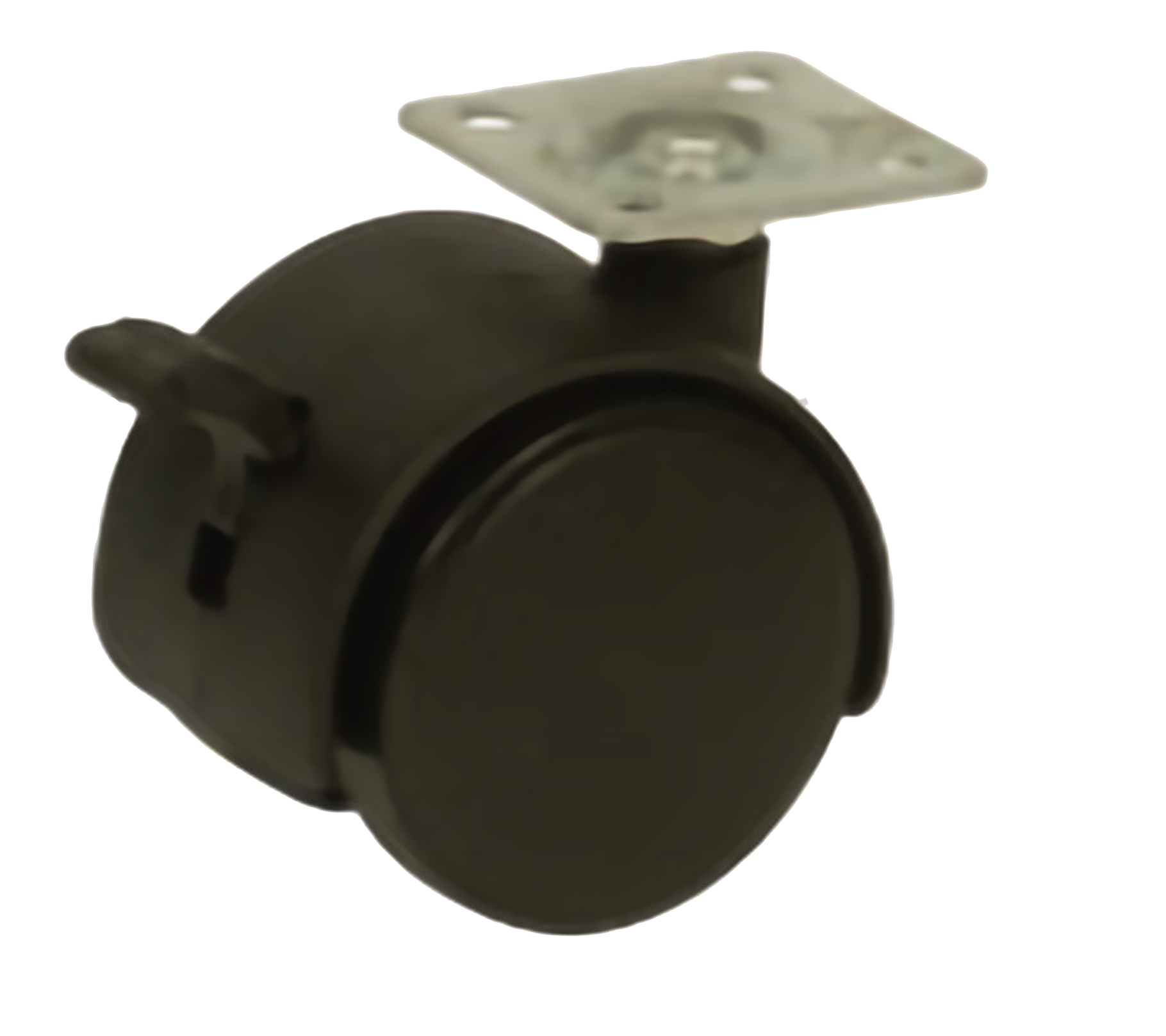 Ruedas Duales De Nylon Negro