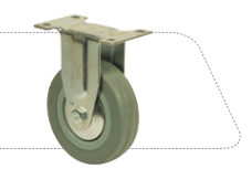 Serie 6000 - Rueda de Goma Gris .